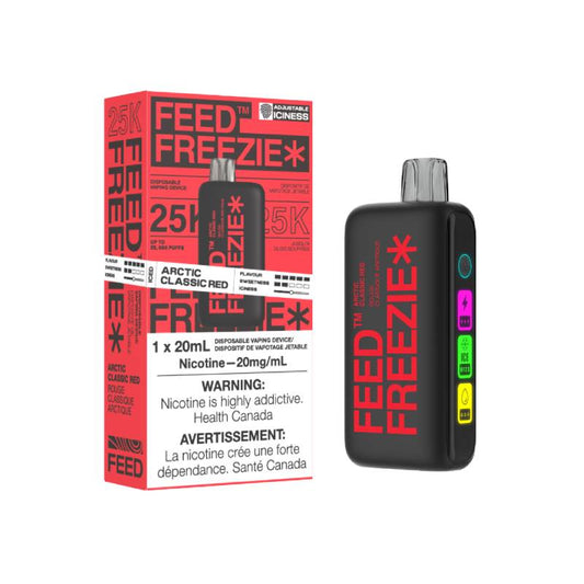 FEED FREEZIE 25K DISPOSABLE - ARCTIC CLASSIC RED, 20ML | Buy Online | Best Vaping Experience | Long-Lasting Flavor & Performance