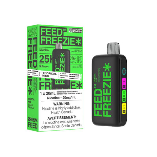 FEED FREEZIE 25K DISPOSABLE - TROPICAL KISS, 20ML | Buy Online | Best Vaping Experience | Long-Lasting Flavor & Performance