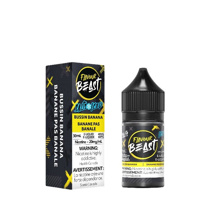 FLAVOUR BEAST BUSSIN BANANA SALTS E-LIQUID | Buy Online | Best Vaping Experience | Long-Lasting Flavor & Performance