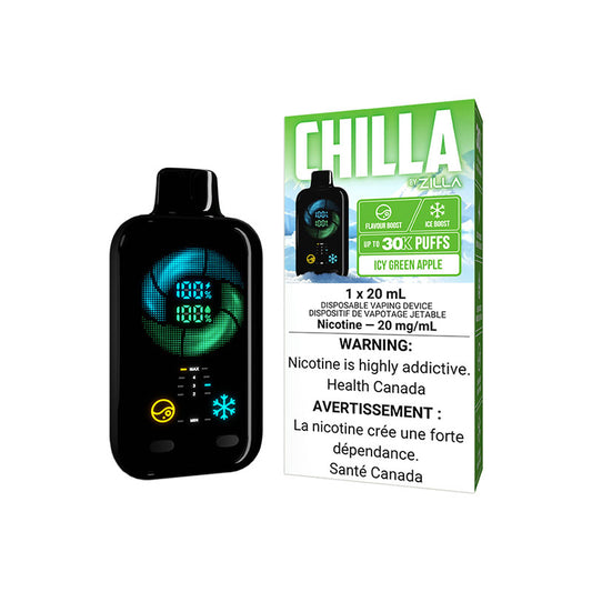 CHILLA 30K BY ZILLA - ICE GREEN APPLE