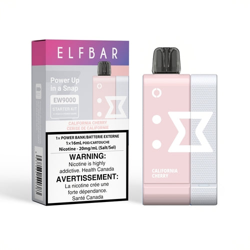 ELF BAR EW9000 Starter Kit - California Cherry, 9000 Puffs | Buy Online | Best Vaping Experience | Long-Lasting Flavor & Performance