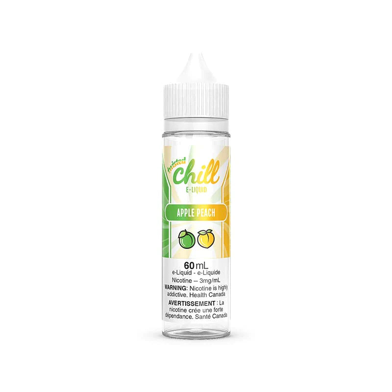 CHILL TWISTED E-LIQUID - APPLE PEACH | Buy Online | Best Vaping Experience | Long-Lasting Flavor & Performance