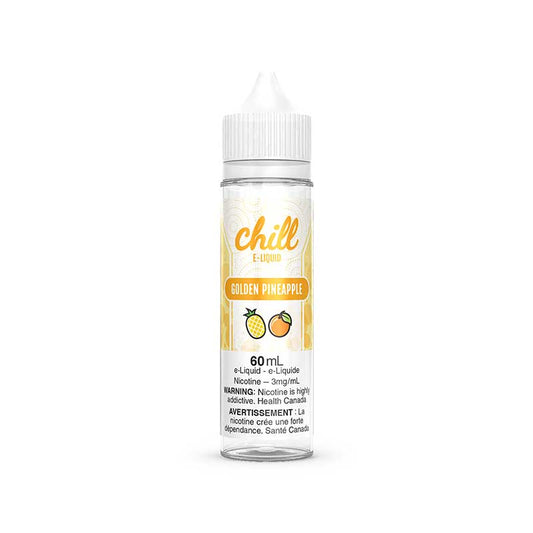 CHILL E-LIQUID - GOLDEN PINEAPPLE | Buy Online | Best Vaping Experience | Long-Lasting Flavor & Performance