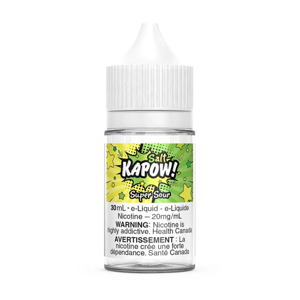 KAPOW SALT E-LIQUID - SUPER SOUR | Buy Online | Best Vaping Experience | Long-Lasting Flavor & Performance