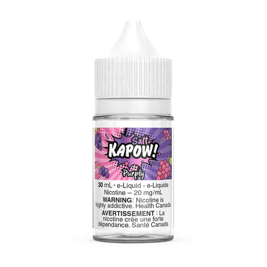 KAPOW SALT E-LIQUID - PURPLY  | Buy Online | Best Vaping Experience | Long-Lasting Flavor & Performance