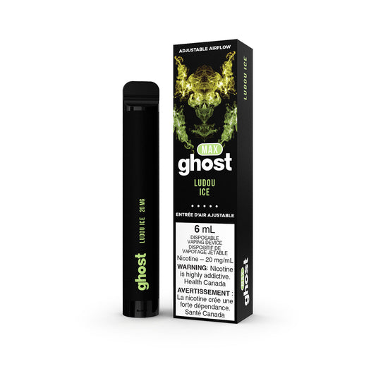 GHOST MAX DISPOSABLE - LUDOU ICE | Buy Online | Best Vaping Experience | Long-Lasting Flavor & Performance