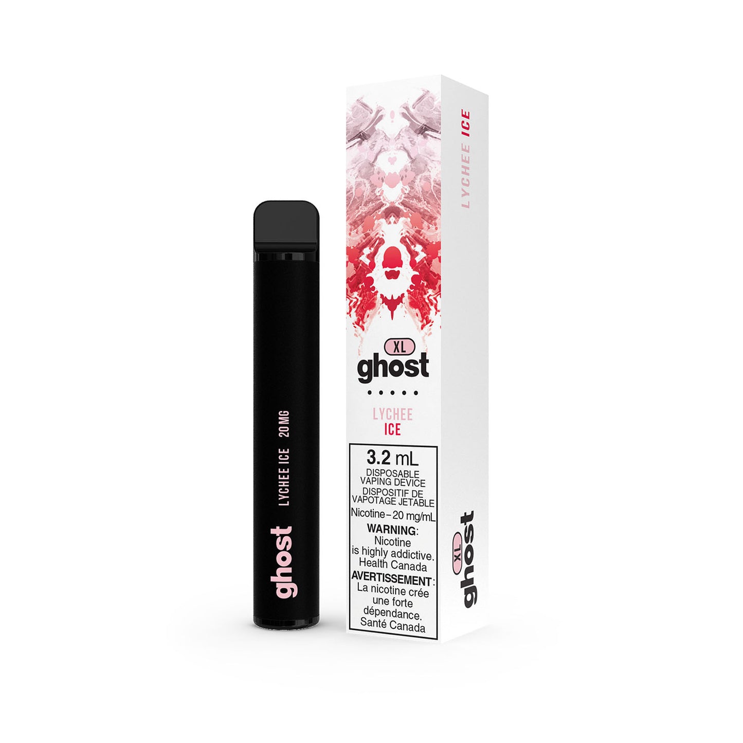 GHOST XL DISPOSABLE - LYCHEE ICE | Buy Online | Best Vaping Experience | Long-Lasting Flavor & Performance