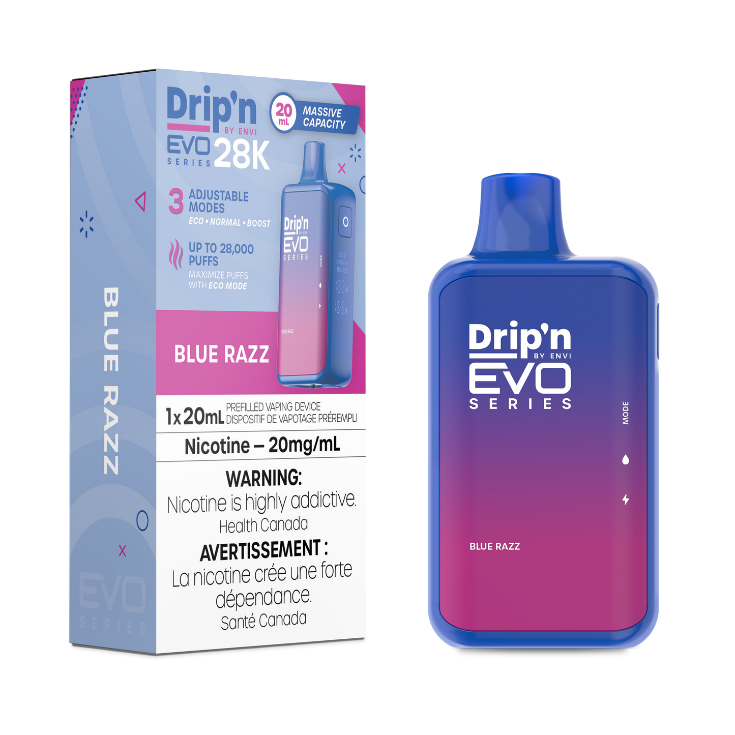 Drip'n by Envi EVO Series 28k Disposable - Blue Razz