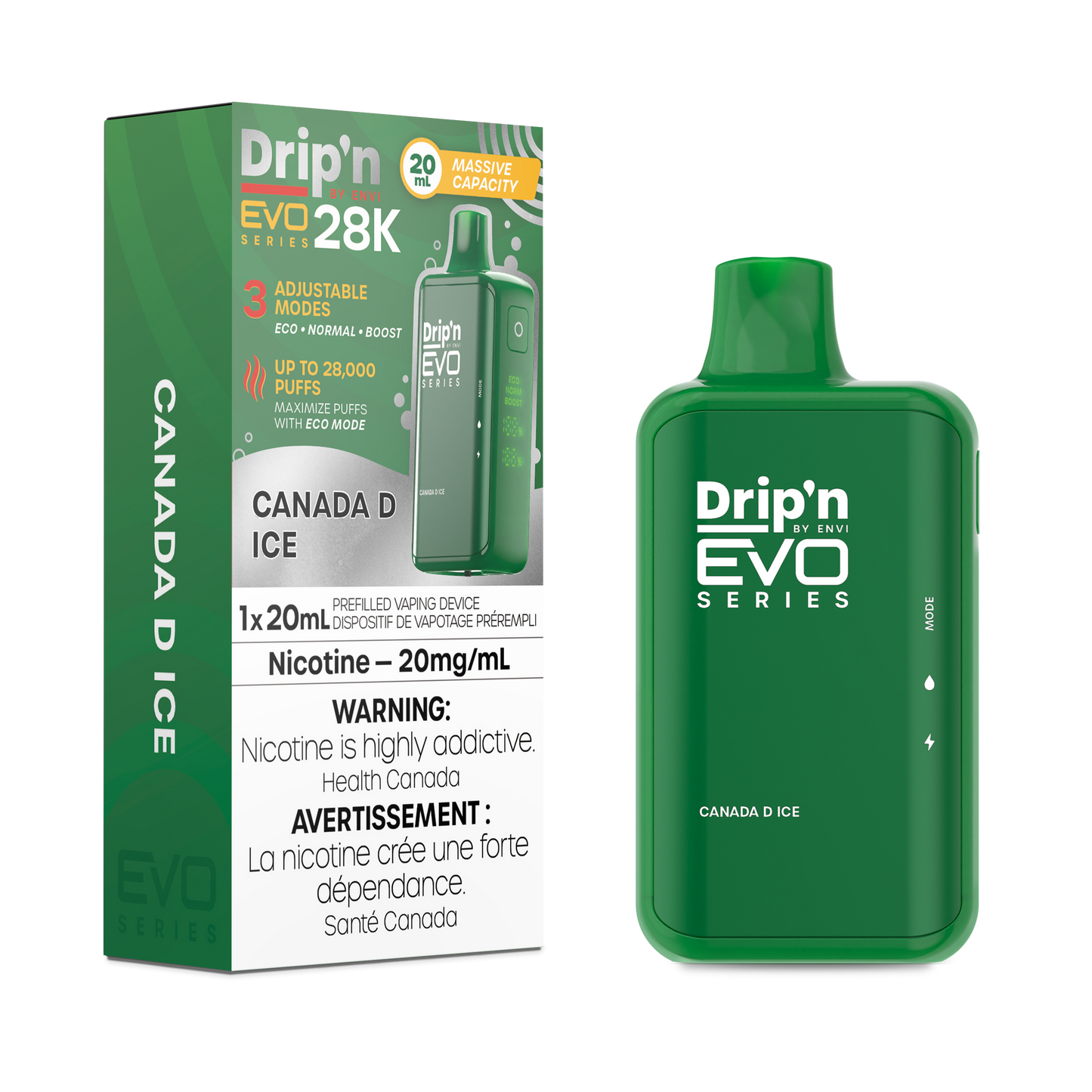 Drip'n by Envi EVO Series 28k Disposable - Canada D