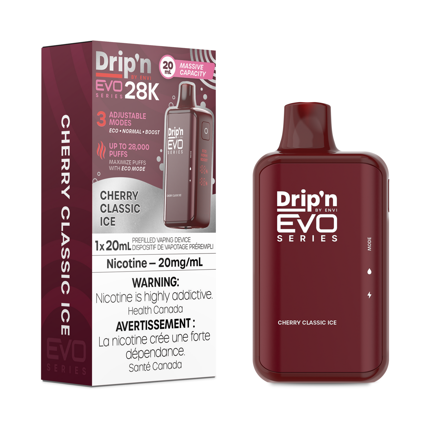 Drip'n by Envi EVO Series 28k Disposable - Cherry Classic