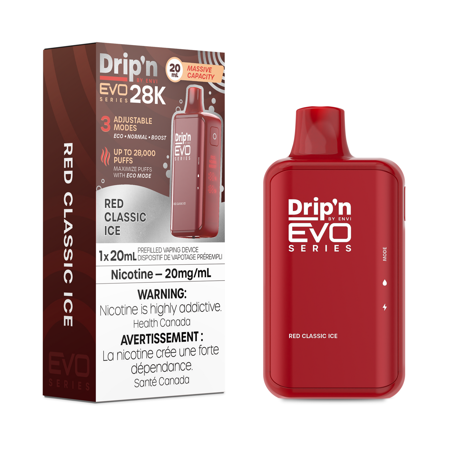 Drip'n by Envi EVO Series 28k Disposable - Red Classic