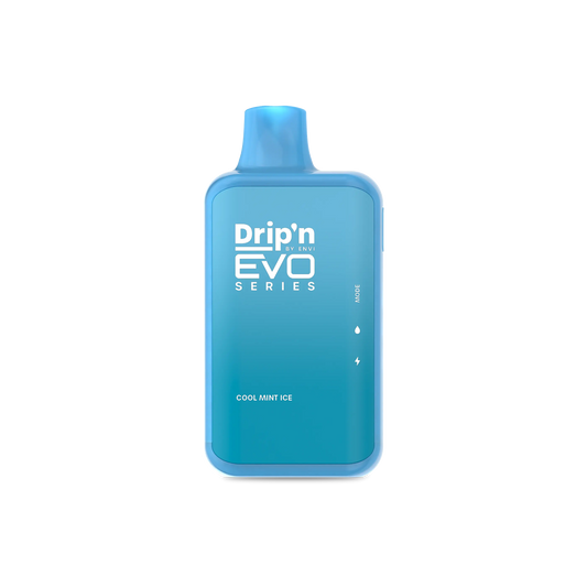 Drip'n by Envi EVO Series 28k Disposable - Cool Mint Ice | Buy Online | Best Vaping Experience | Long-Lasting Flavor & Performance