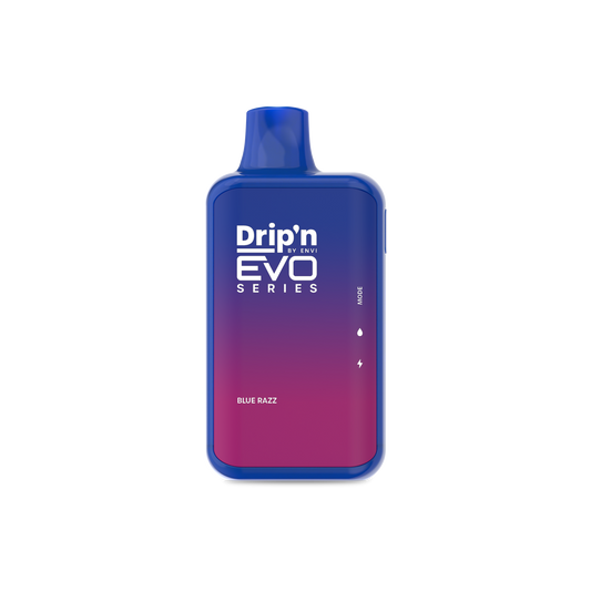 Drip'n by Envi EVO Series 28k Disposable - Blue Razz | Buy Online | Best Vaping Experience | Long-Lasting Flavor & Performance