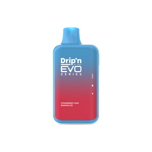 Drip'n by Envi EVO Series 28k Disposable - Strawberry Kiwi Banana Ice | Buy Online | Best Vaping Experience | Long-Lasting Flavor & Performance