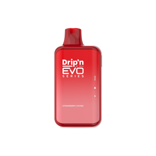 Drip'n by Envi EVO Series 28k Disposable - Strawberry Lychee | Buy Online | Best Vaping Experience | Long-Lasting Flavor & Performance