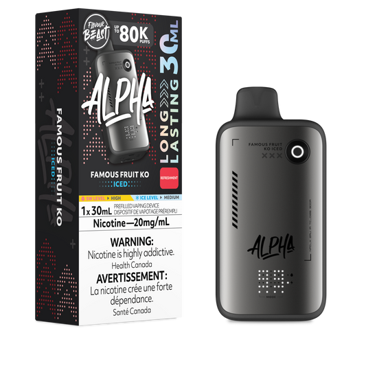 FLAVOUR BEAST ALPHA 80K - FAMOUS FRUIT KO
