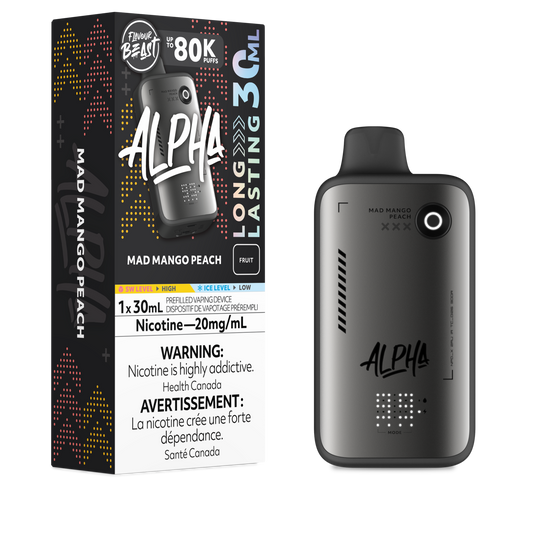 FLAVOUR BEAST ALPHA 80K - MAD MANGO PEACH