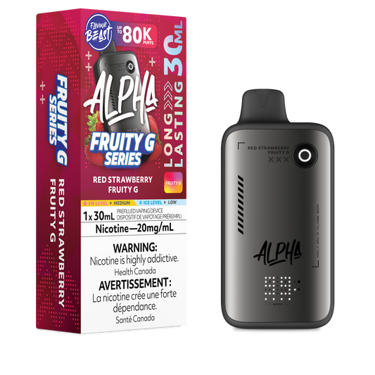 FLAVOUR BEAST ALPHA 80K - RED STRAWBERRY FRUITY G