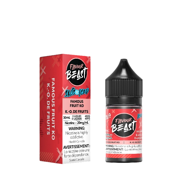 FLAVOUR BEAST FAMOUS FRUIT KO SALTS E-LIQUID | Buy Online | Best Vaping Experience | Long-Lasting Flavor & Performance