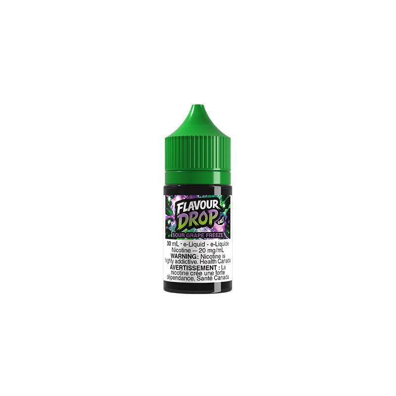 flavour drop 30ml salt 20mg sour grape freeze