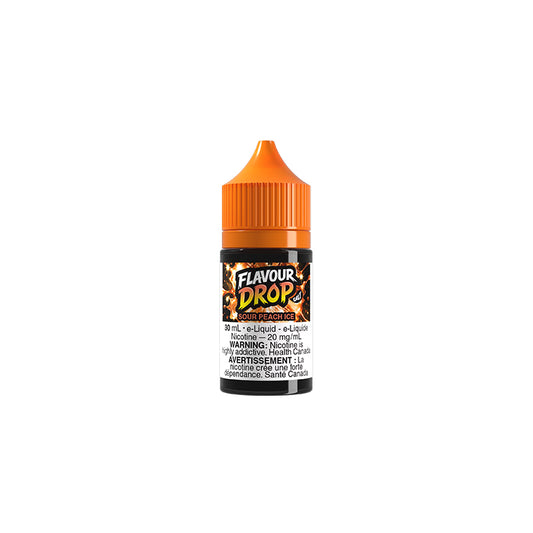 FLAVOUR DROP 30ML SALT 20MG SOUR PEACH ICE