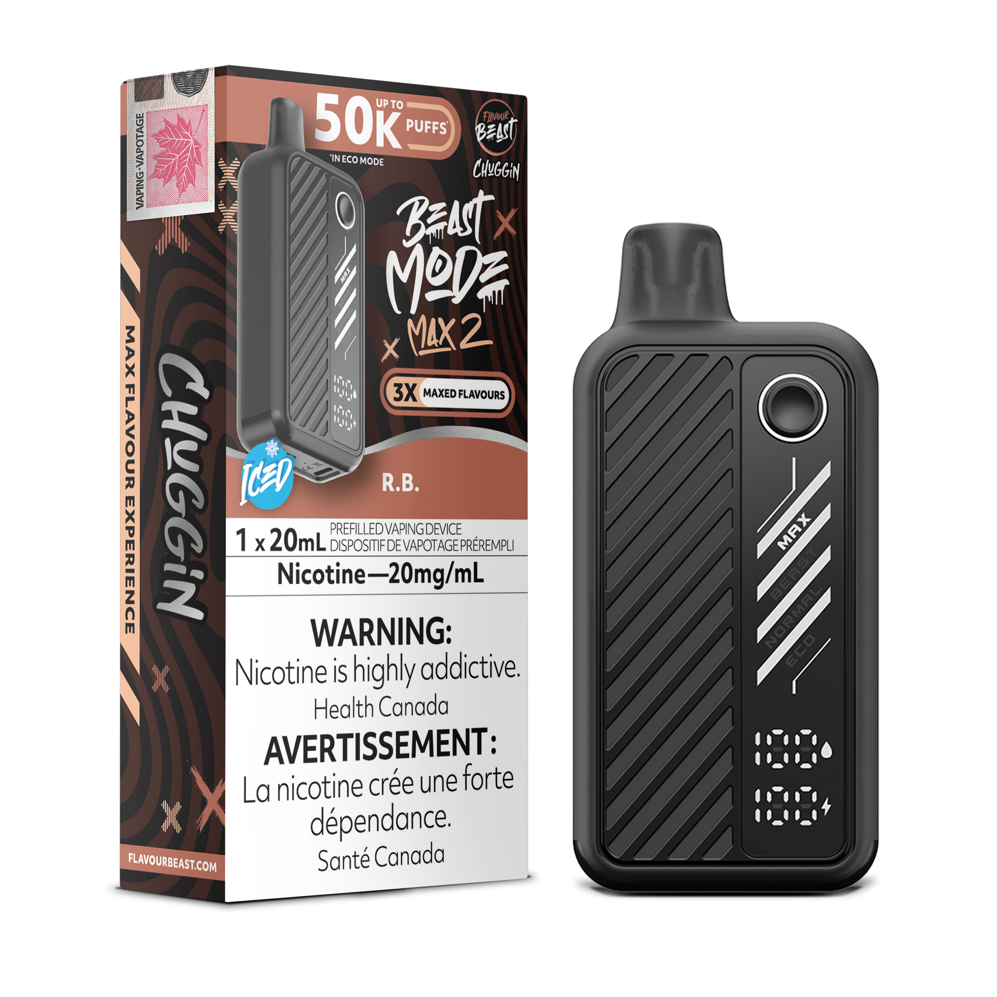 Flavour Beast Beast Mode Max 2 Disposable - R.B. Flavour Beast Beast Mode Max 2