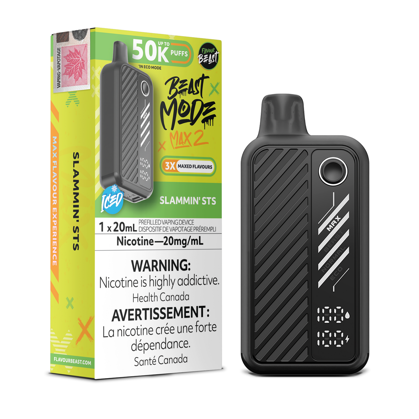 Flavour Beast Beast Mode Max 2 Disposable - Slammin' STS Flavour Beast Beast Mode Max 2