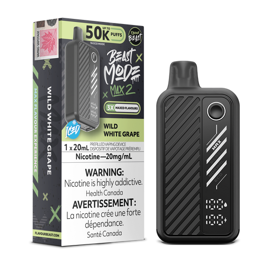 Flavour Beast Beast Mode Max 2 Jetable - Raisin Blanc Sauvage