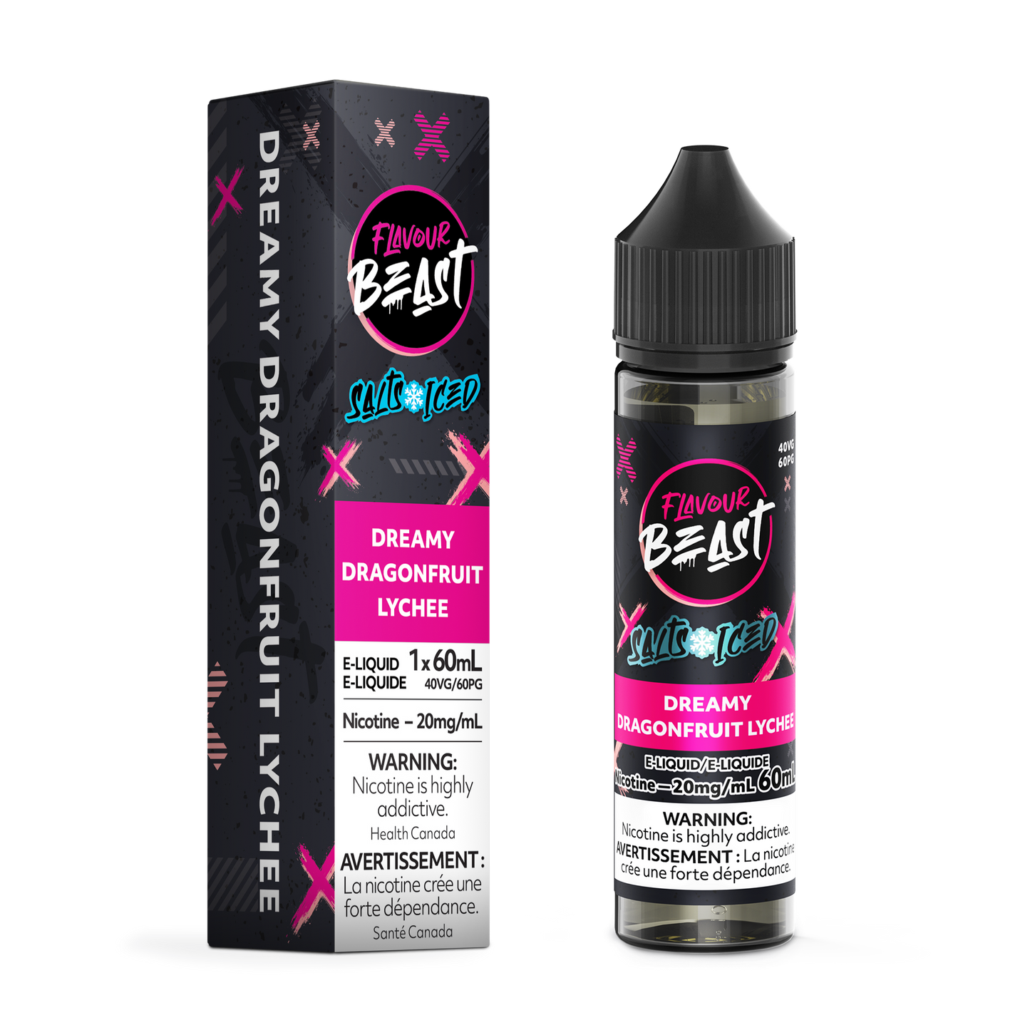 FLAVOUR BEAST 60ML SALT DREAMY DRAGONFRUIT LYCHEE 20MG