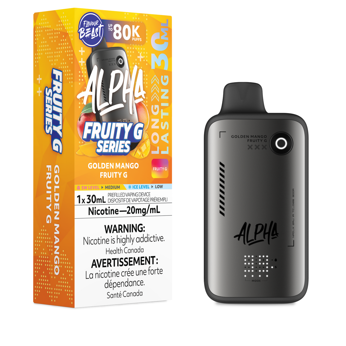 Flavour Beast Alpha 80k - Golden Mango fruity G