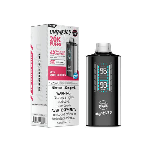 FLAVOUR BEAST - EPIC SOUR BERRIES UNLEASHED DCP 20K DISPOSABLE , 20ML | Buy Online | Best Vaping Experience | Long-Lasting Flavor & Performance