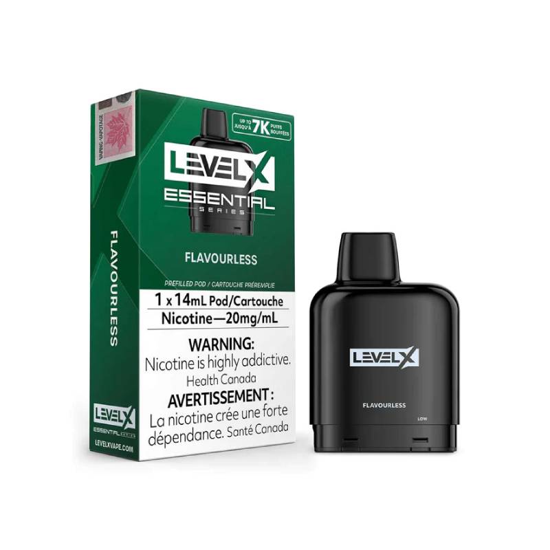 FLAVOUR BEAST LEVEL X ESSENTIAL PODS - FLAVOURLESS, 14 ML