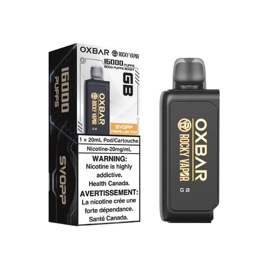 OXBAR SVOPP 16K POD - GB, 20ML | Buy Online | Best Vaping Experience | Long-Lasting Flavor & Performance