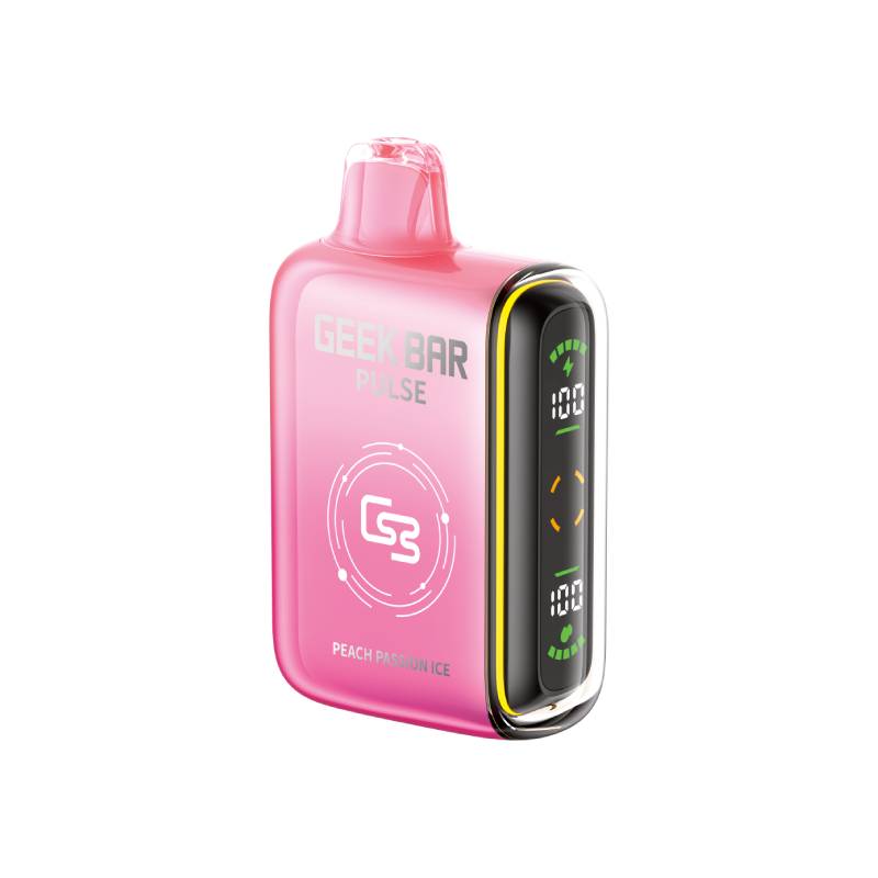 GEEK BAR PULSE 9000 PUFFS PEACH PASSION ICE DISPOSABLE VAPE