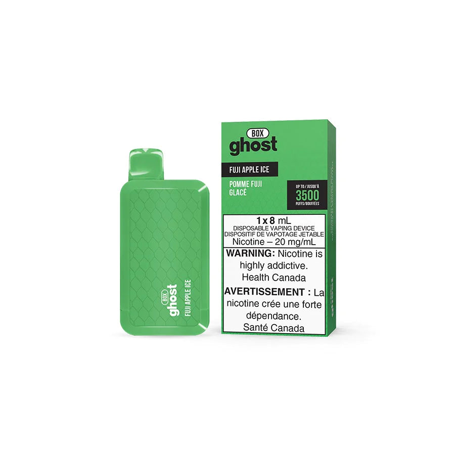 GHOST BOX DISPOSABLE - FUJI APPLE ICE | Buy Online | Best Vaping Experience | Long-Lasting Flavor & Performance