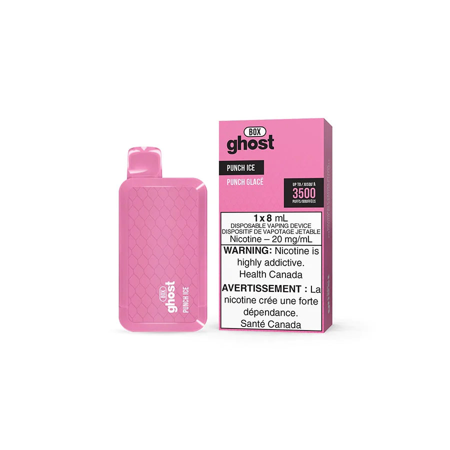 GHOST BOX DISPOSABLE - PUNCH ICE | Buy Online | Best Vaping Experience | Long-Lasting Flavor & Performance