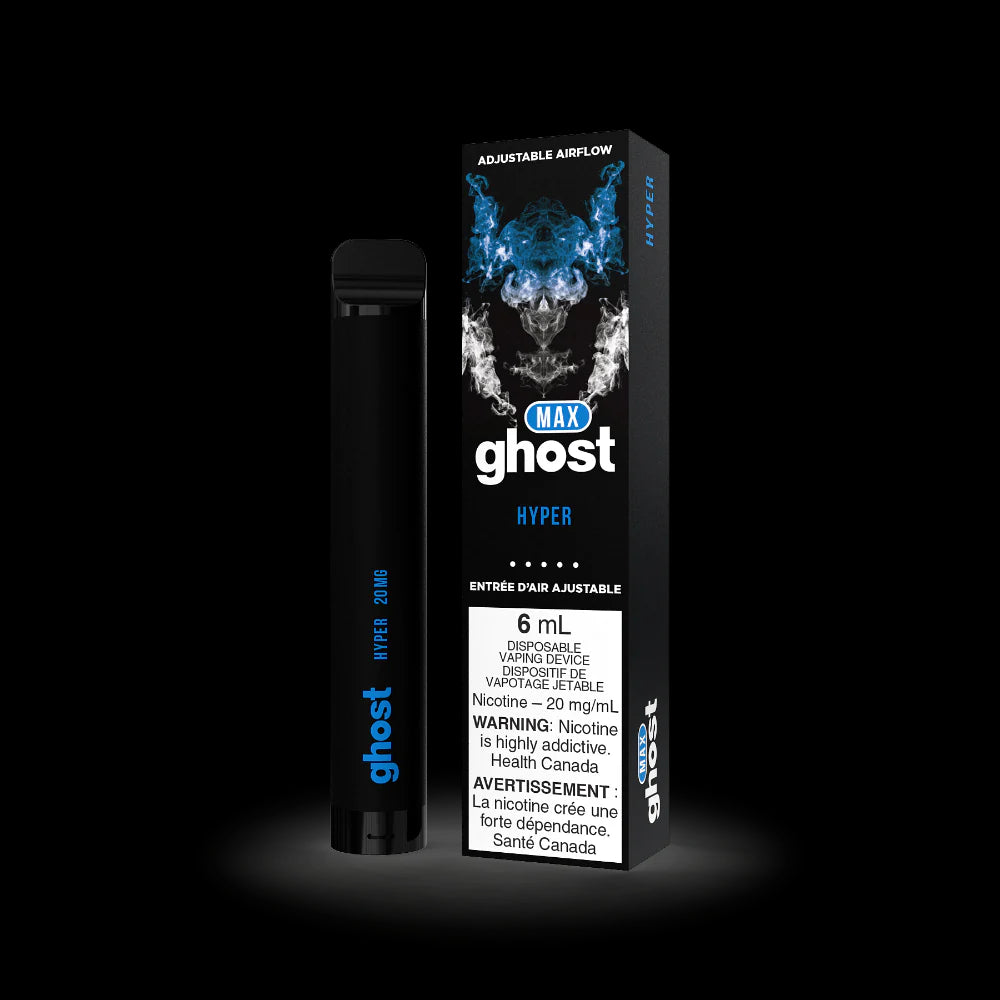 GHOST MAX DISPOSABLE - HYPER | Buy Online | Best Vaping Experience | Long-Lasting Flavor & Performance