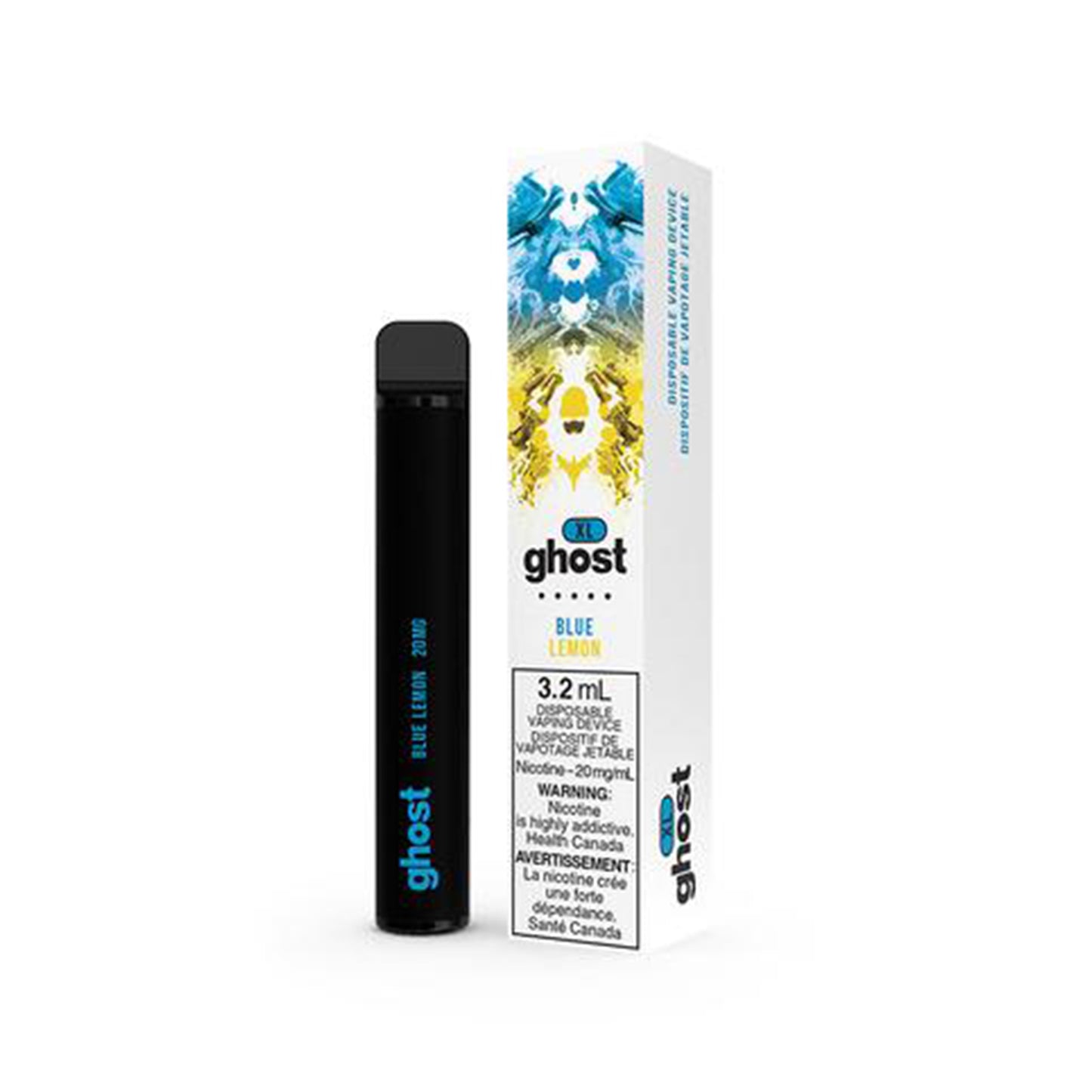 GHOST XL DISPOSABLE - BLUE LEMON | Buy Online | Best Vaping Experience | Long-Lasting Flavor & Performance