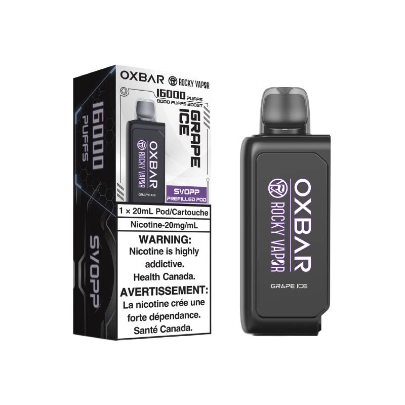 OXBAR SVOPP 16K POD - GRAPE ICE, 20ML | Buy Online | Best Vaping Experience | Long-Lasting Flavor & Performance