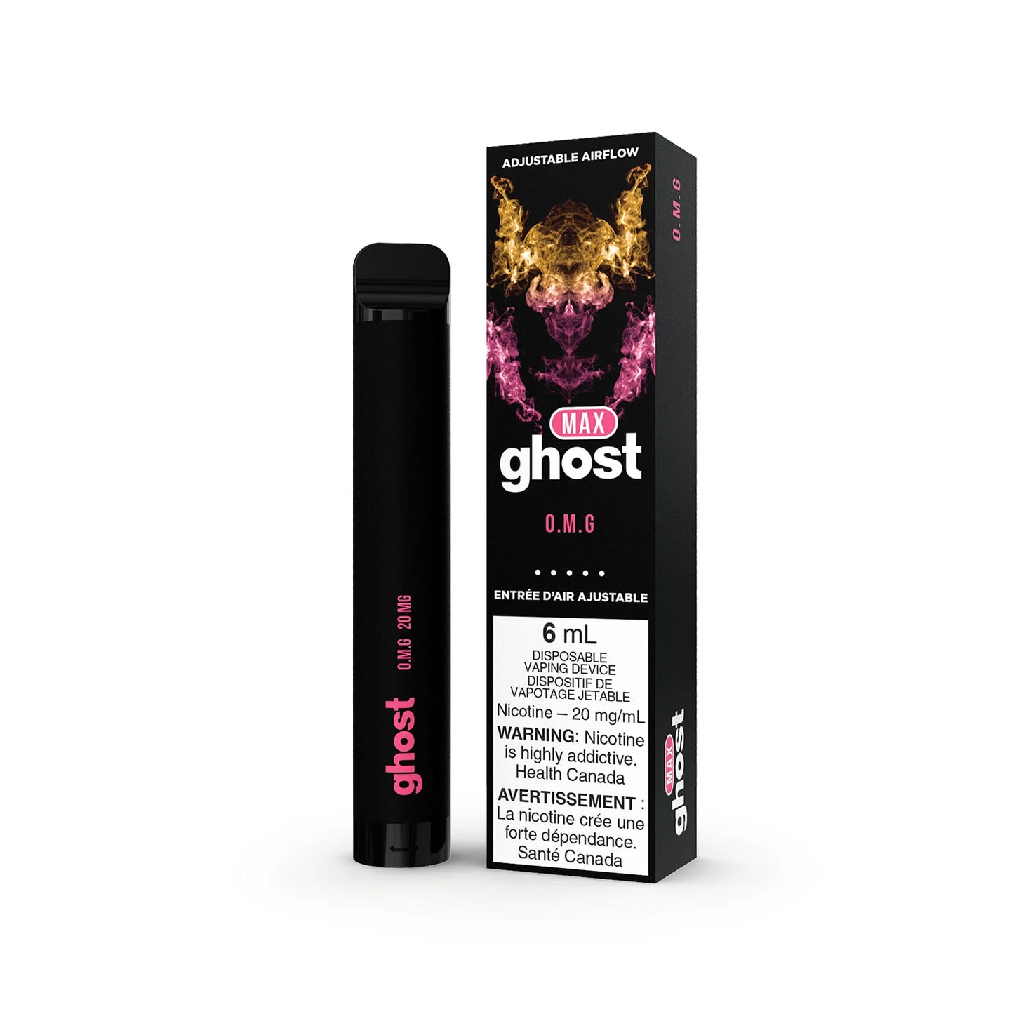 GHOST MAX DISPOSABLE - O.M.G | Buy Online | Best Vaping Experience | Long-Lasting Flavor & Performance