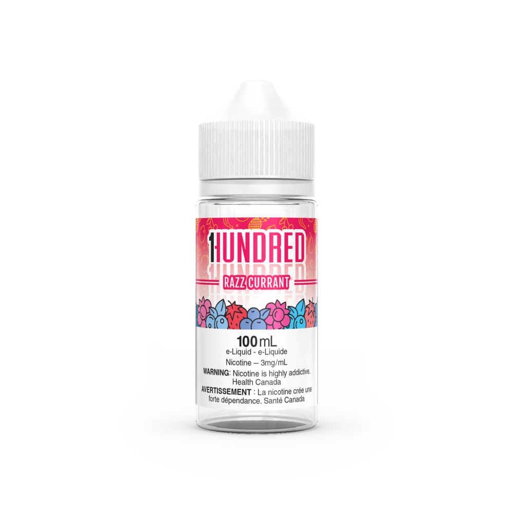 1HUNDRED E-LIQUID - RAZZ CURRANT | Buy Online | Best Vaping Experience | Long-Lasting Flavor & Performance