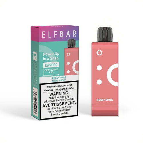 ELF BAR EW9000 Pods - Jiggly Sting, 9000 Puffs | Buy Online | Best Vaping Experience | Long-Lasting Flavor & Performance