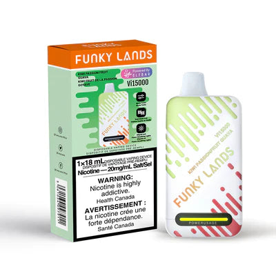 FUNKY LANDS VI15000 DISPOSABLE VAPE - KIWI PASSIONFRUIT GUAVA, 18ML