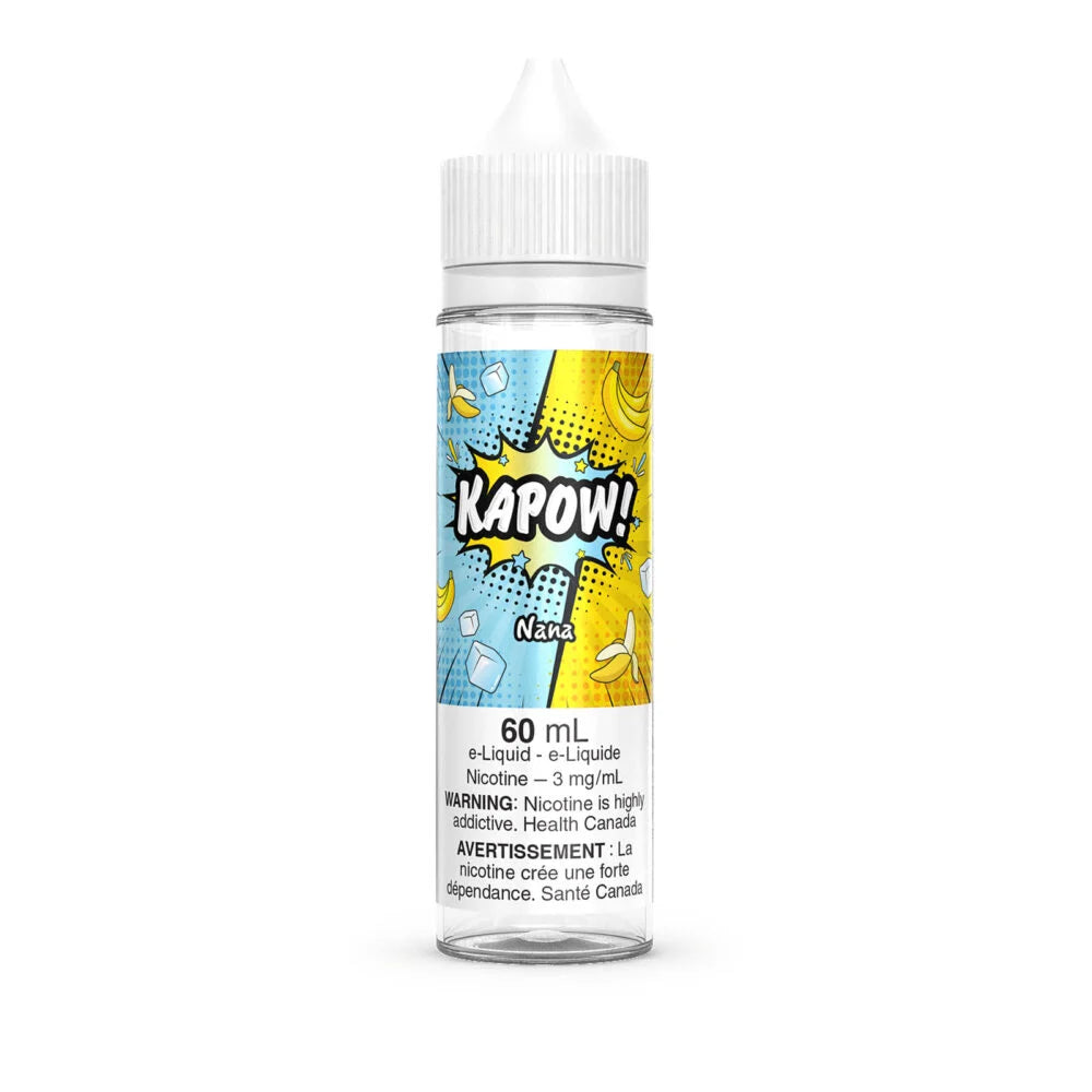 KAPOW E-LIQUID - NANA  | Buy Online | Best Vaping Experience | Long-Lasting Flavor & Performance