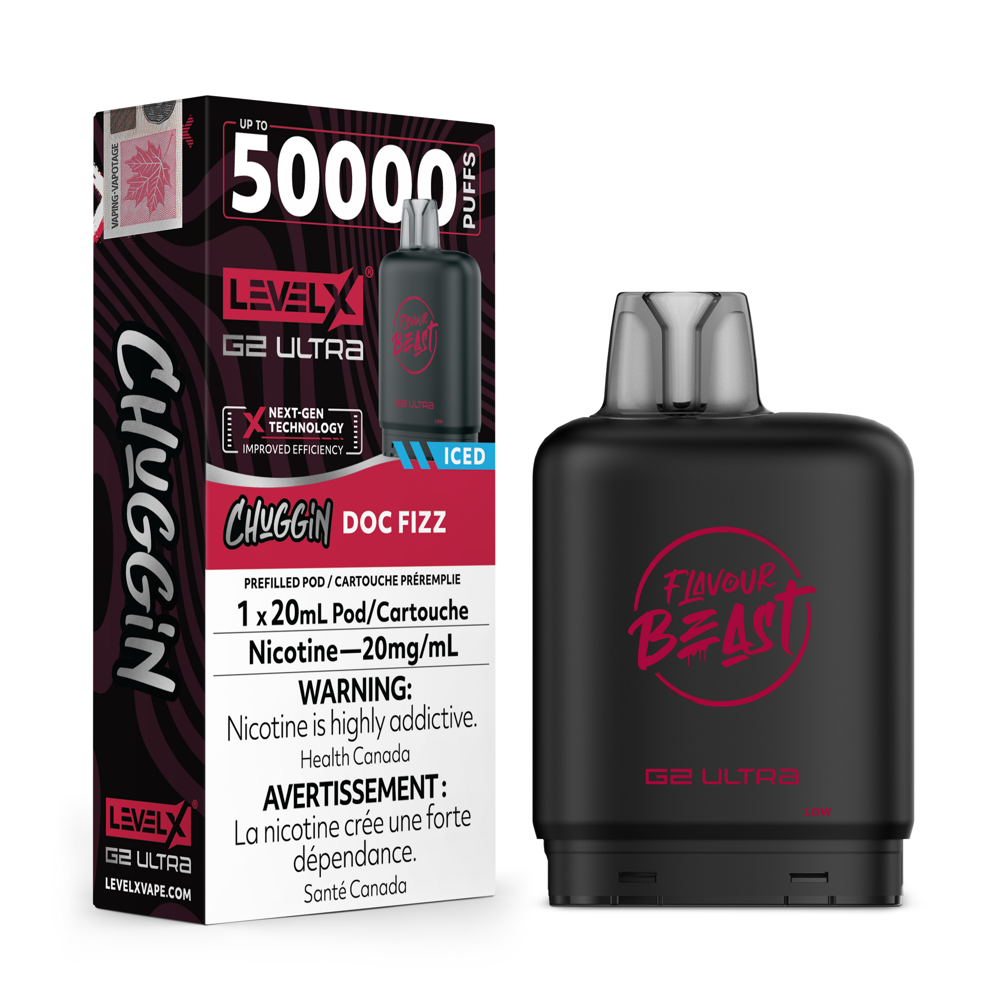 (CHUGGIN') DOC FIZZ (ICED) 20MG Level X Device by Flavour Beast