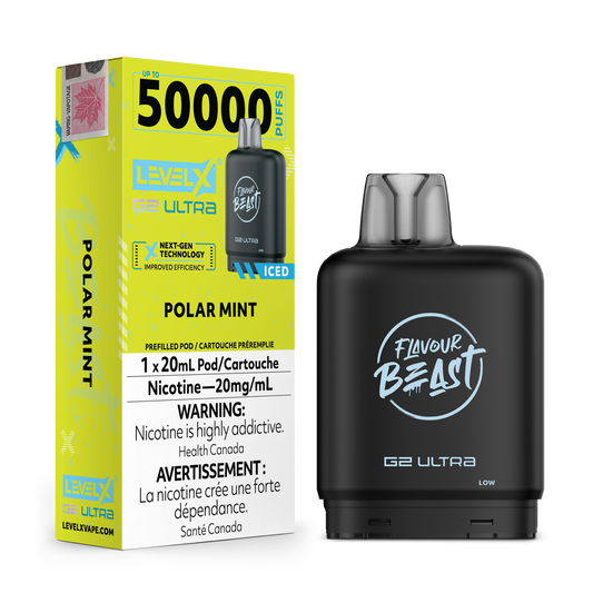 POLAR MINT 20MG Level X Device by Flavour Beast