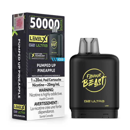 PUMPED UP PINEAPPLE 20MG Level X Device by Flavour Beast