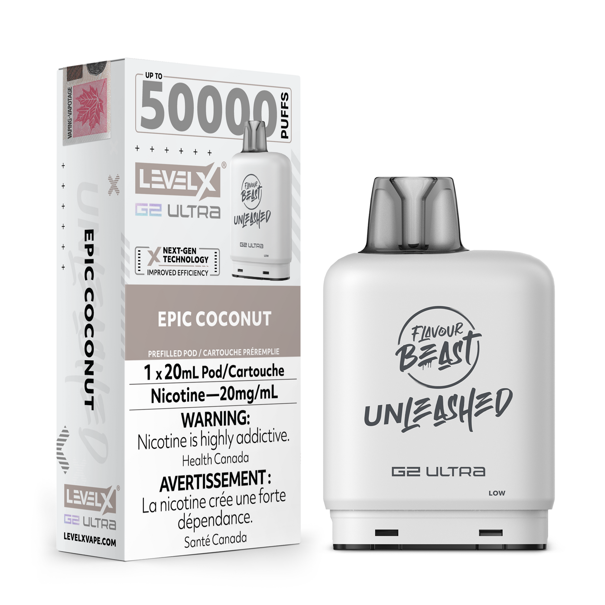 EPIC COCONUT 20MG Level X Device by Flavour Beast