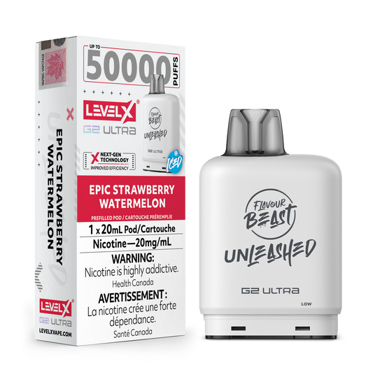 EPIC STRAWBERRY WATERMELON 20MG Level X Device by Flavour Beast