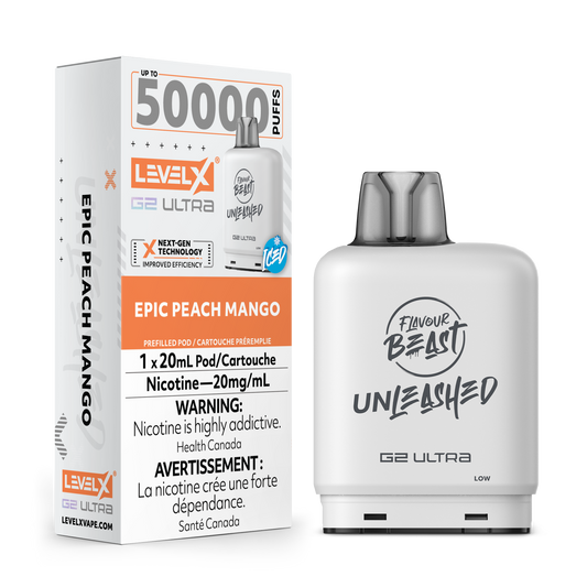 EPIC PEACH MANGO 20MG Level X Device by Flavour Beast